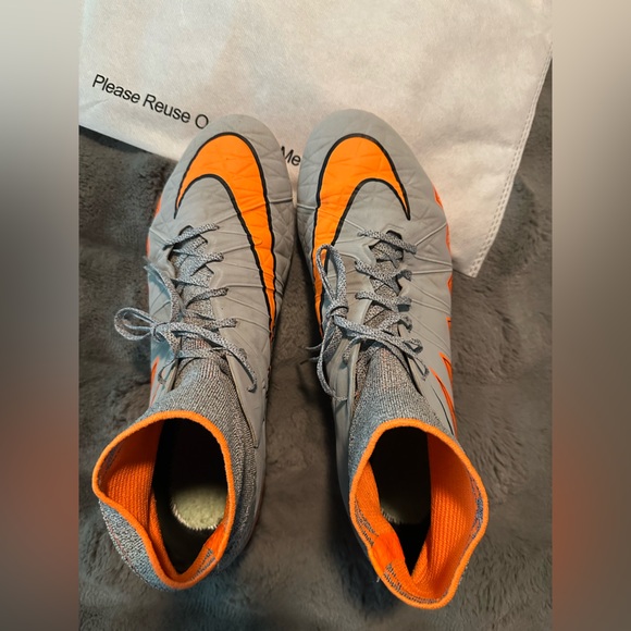 Nike Hypervenom Wolf Grey Orange main image 4